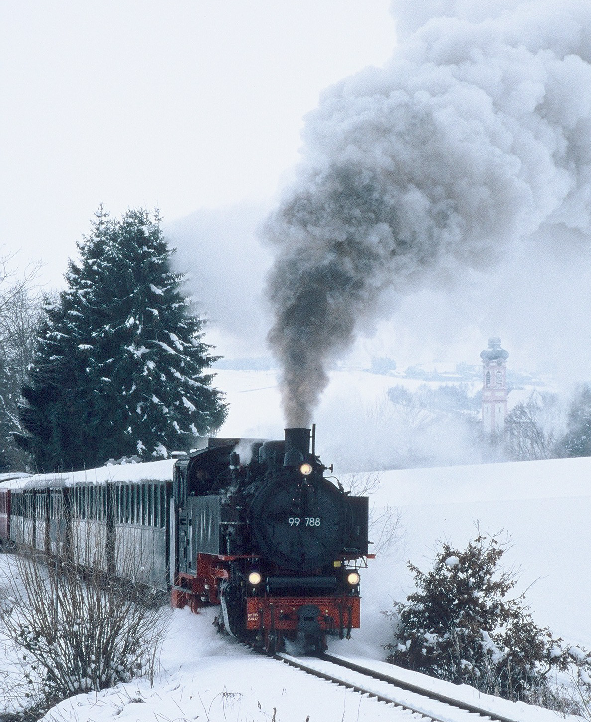 Winterdampffahrten Öchsle Museumsschmalspurbahn