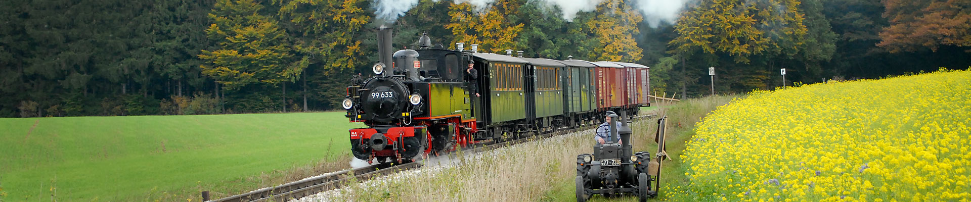 Öchsle Museumsschmalspurbahn Mit Dampf durch Oberschwaben