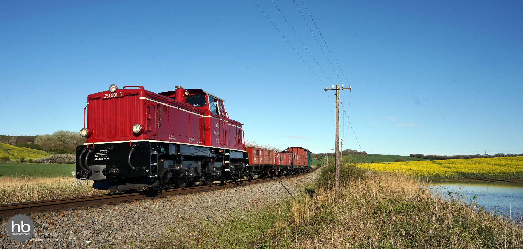Die Diesellok V51 901 fährt am 16. und 17. Mai auf der Öchsle-Strecke. Foto: Hendrik Bloem
